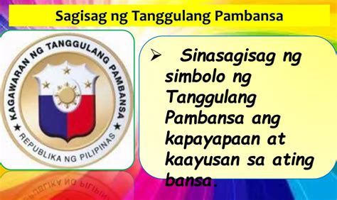 mga sagisag ng pilipinas at kahulugan|YUNIT III ARALIN 7:Kahulugan ng mga Simbolo at Sagisag ng.